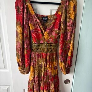 Floral Long Sleeve Dress